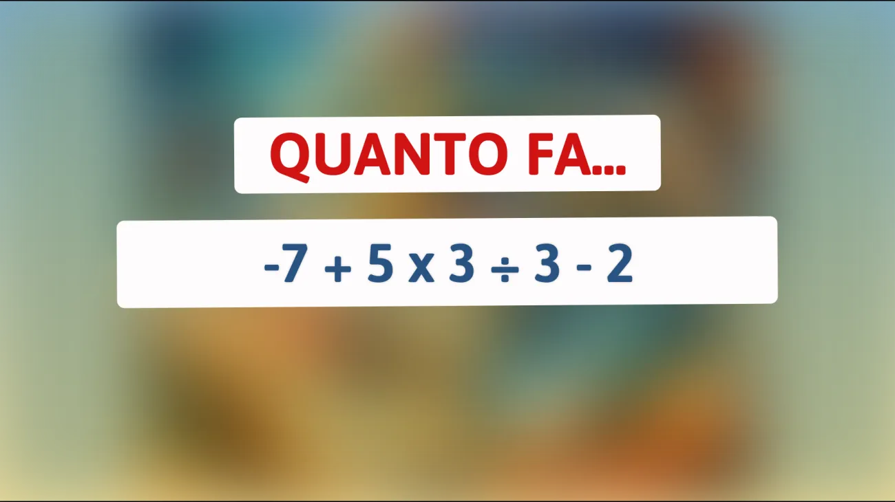 Sfida la tua intelligenza con questo semplice indovinello: la risposta ti sorprenderà!"