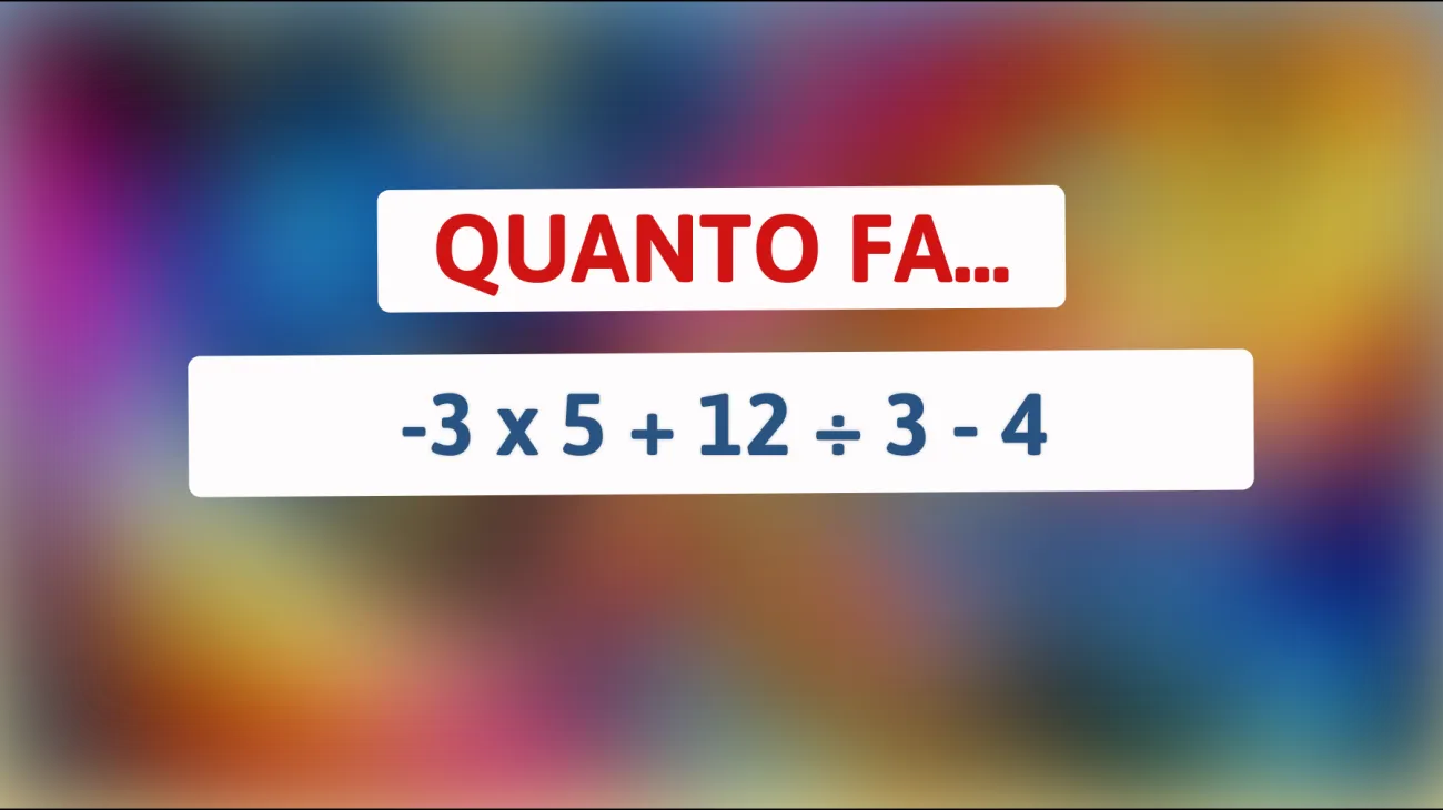 Hai il coraggio di risolvere l'indovinello che solo i geni riescono a decifrare? Scopri se sei abbastanza intelligente per questa sfida!"